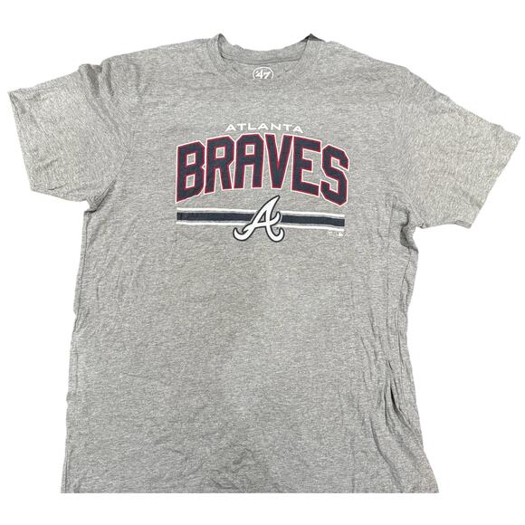 Vintage Tees - 47‎ Brand MLB Atlanta Braves Graphic Tee*SZ M - Picture 1 of 4